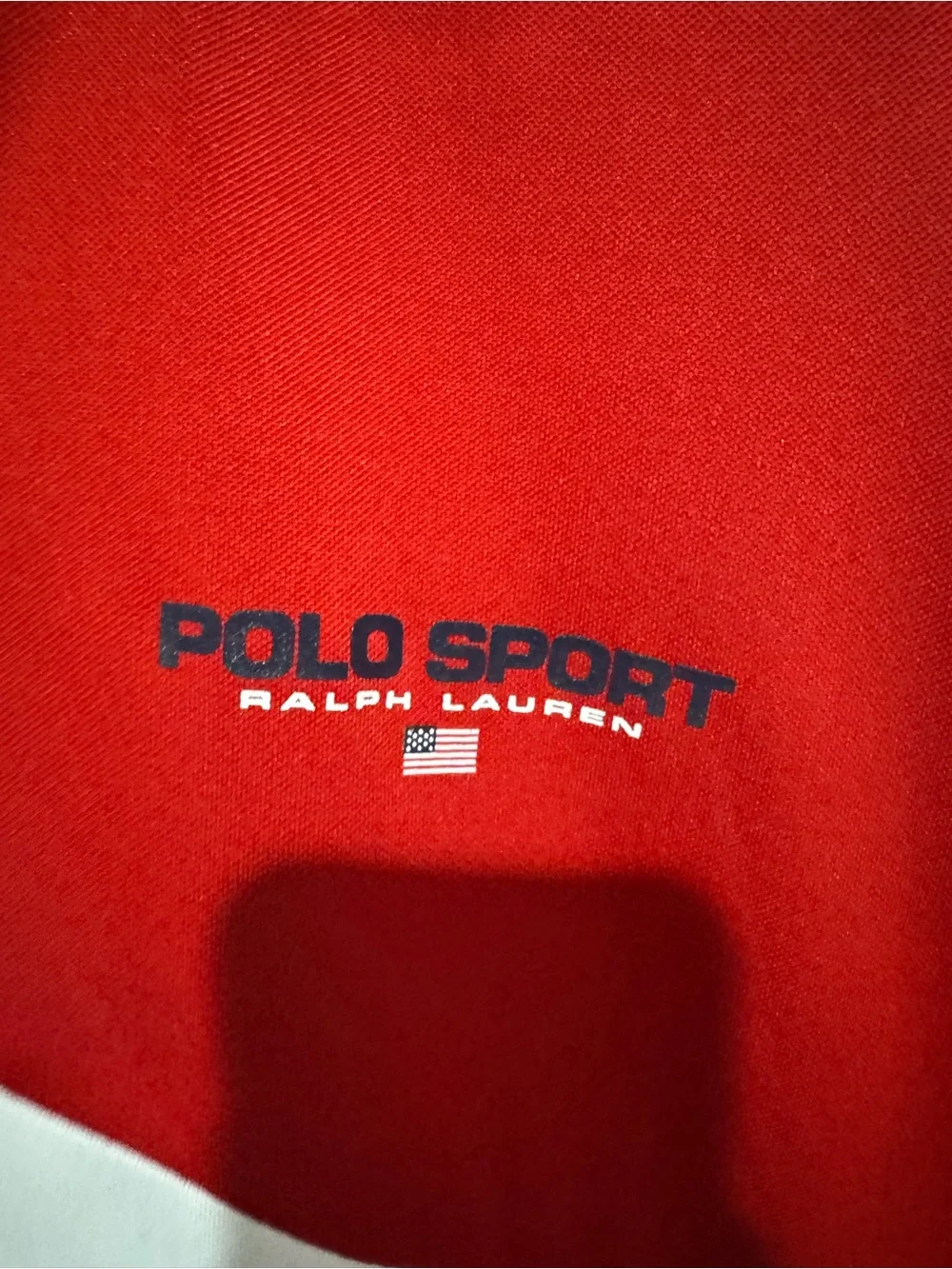 Ralp Lauren Polo Sport Size XXL Red, White and Blue Polo/Golf EUC